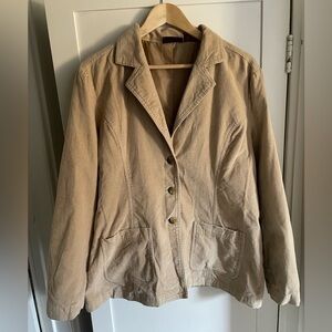 Vintage 90s Y2K Nevada Corduroy blazer Size Large